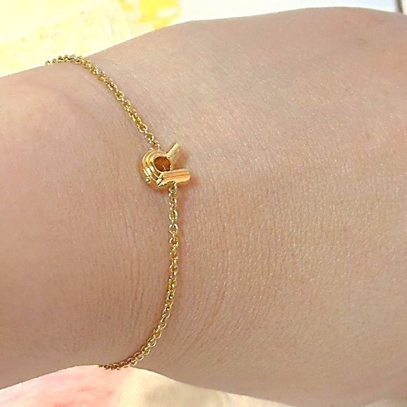 LOW START Louis Vuitton LV&ME Initial R Gold Tone Bracelet - Picture 8 of 9